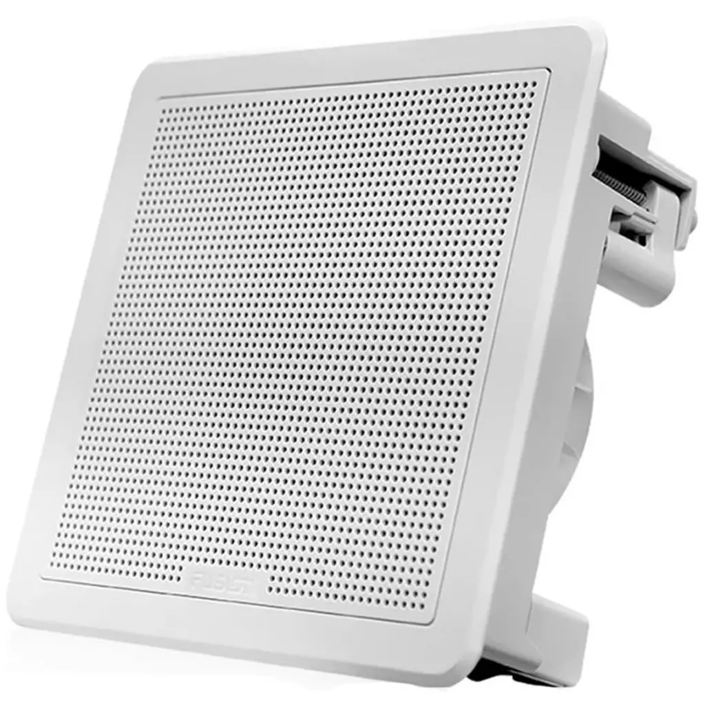 Fusion 6.5" F/M Square Speakers White 120 Watt 1