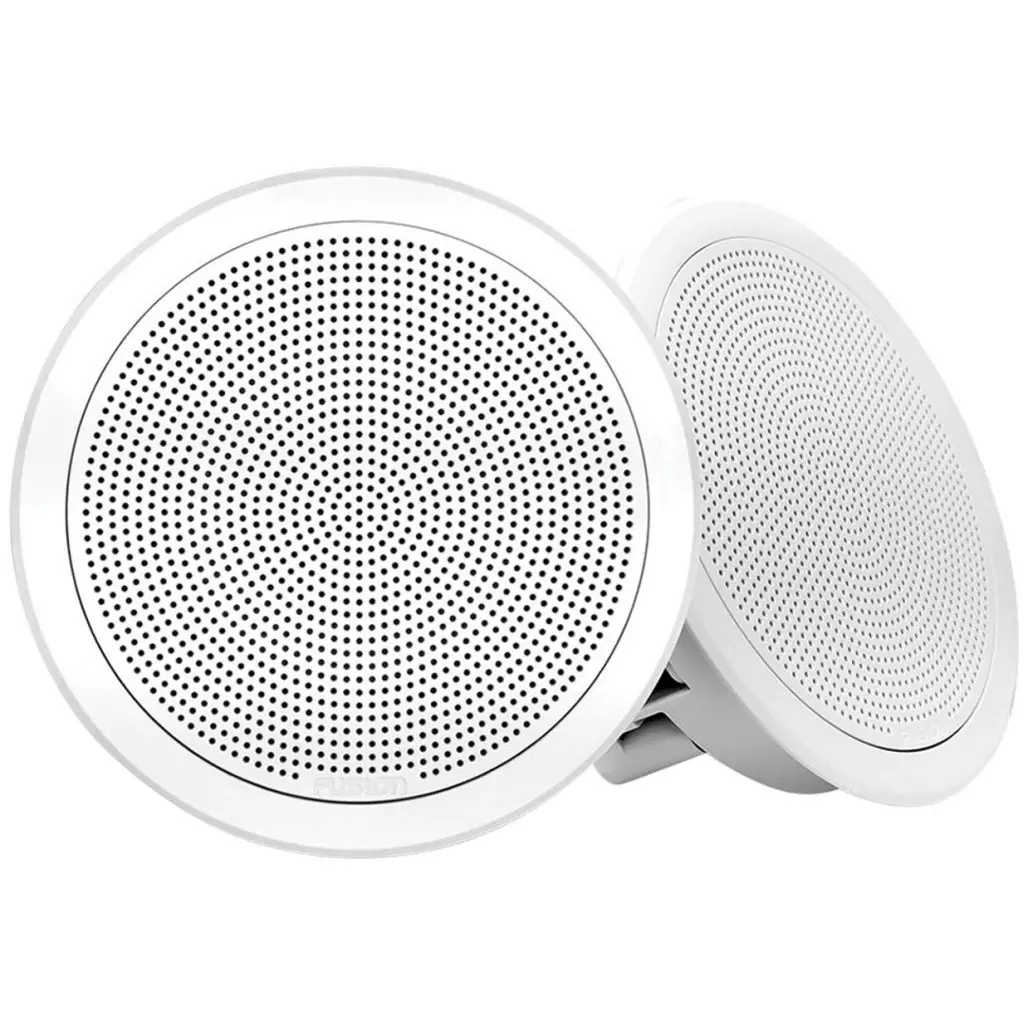 Fusion 7.7" F/M Round Speakers White 200 Watt 1