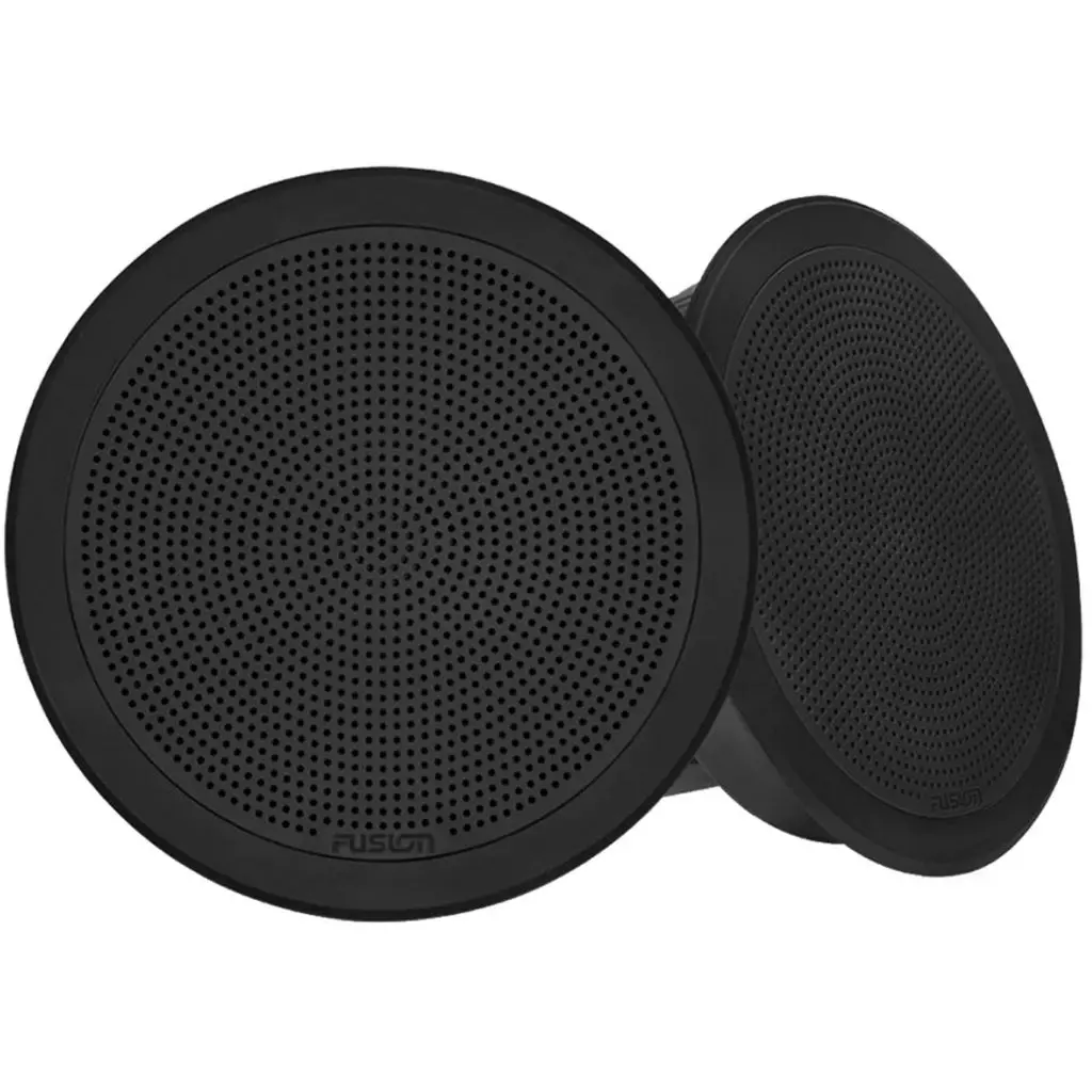Fusion 7.7" F/M Round Speakers Black 200 Watt 1