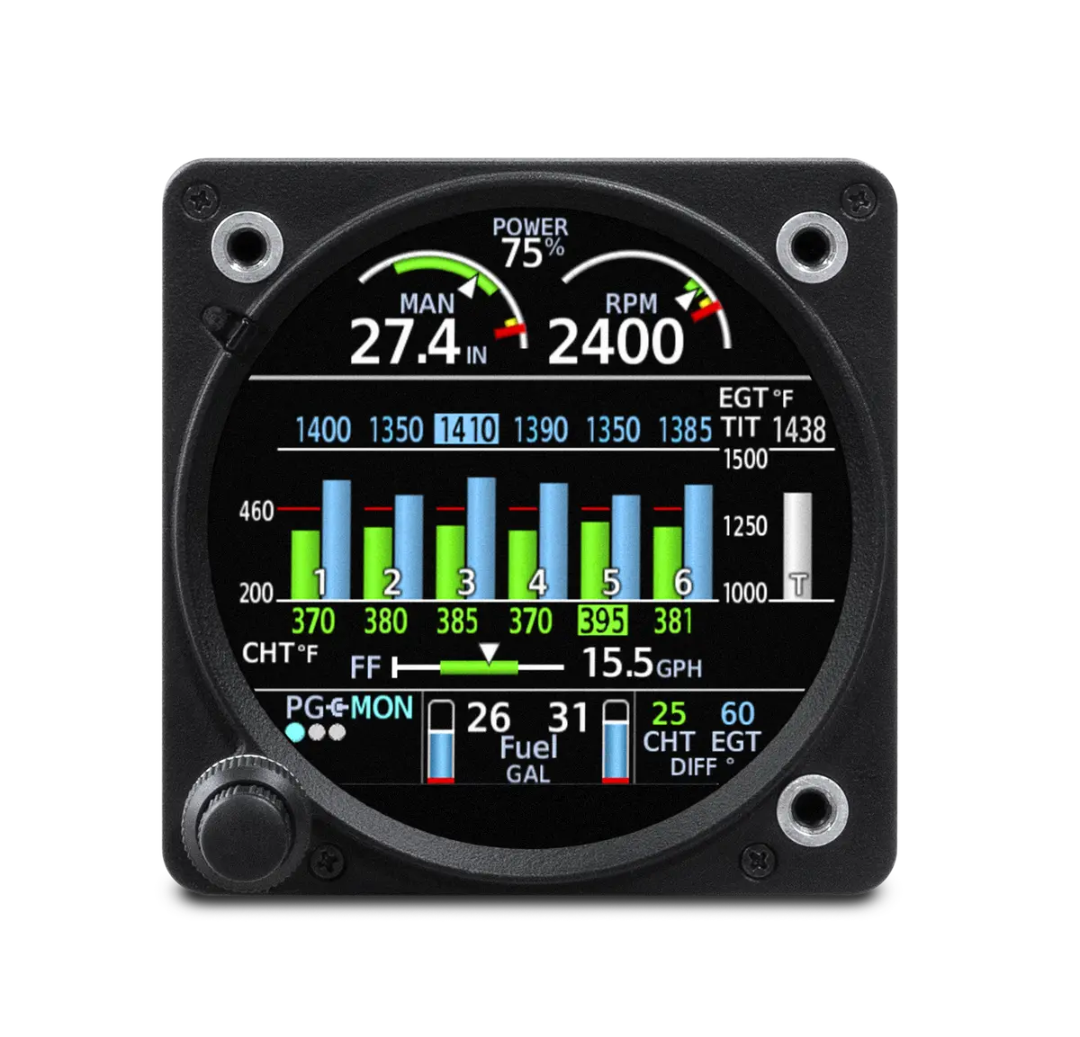 Garmin Gi 275 Eis W/ Gea 24 & Sensors 1
