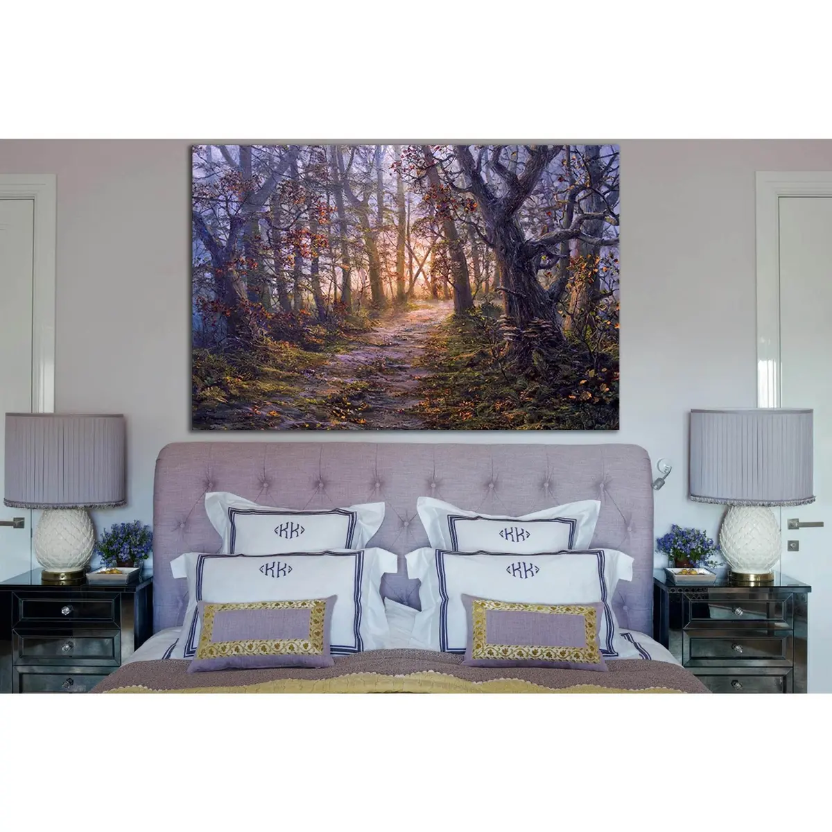 Painting Autumn Forest №Sl1470 Ready To Hang Canvas Print 1