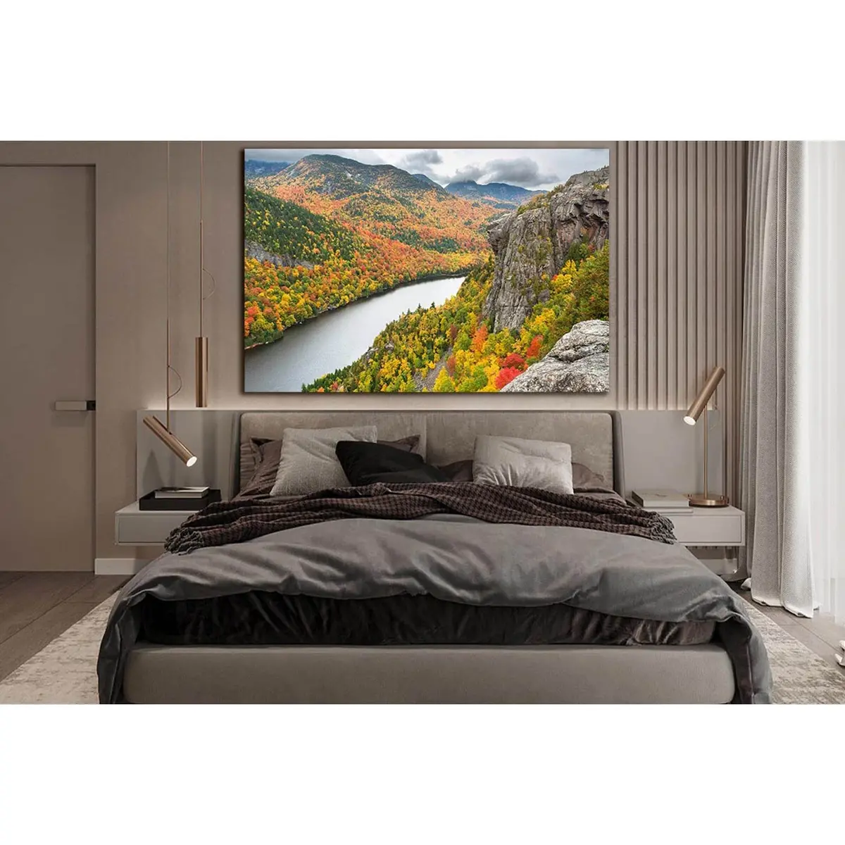 Adirondack Mountains Autumn №Sl1475 Ready To Hang Canvas Print 2