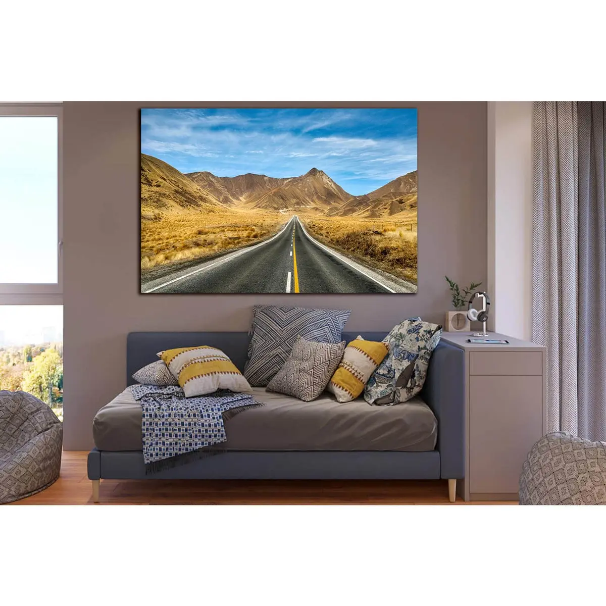 Open Roads To Mountains №Sl1562 Ready To Hang Canvas Print 1