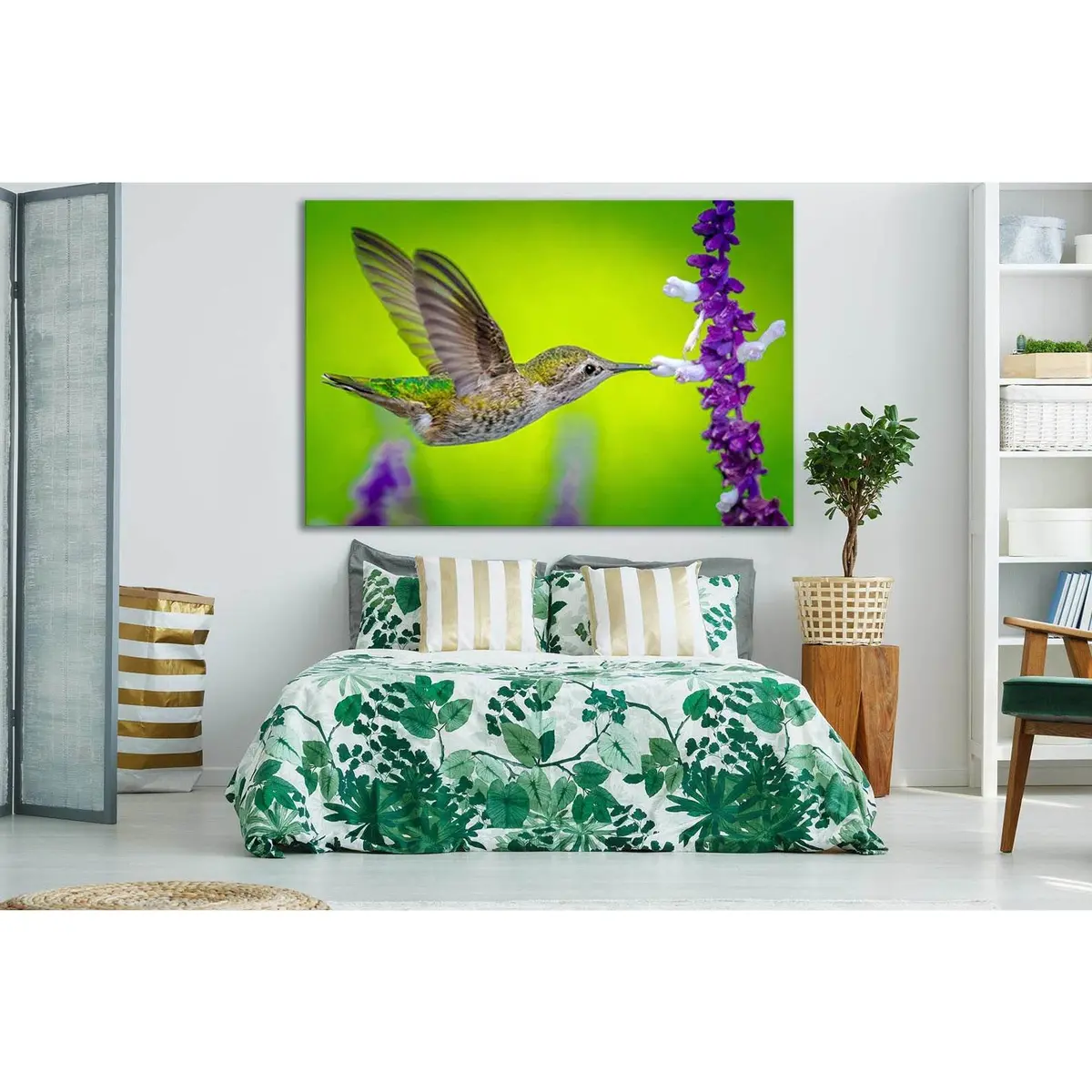 Little Hummingbird Close Up №Sl1548 Ready To Hang Canvas Print 2