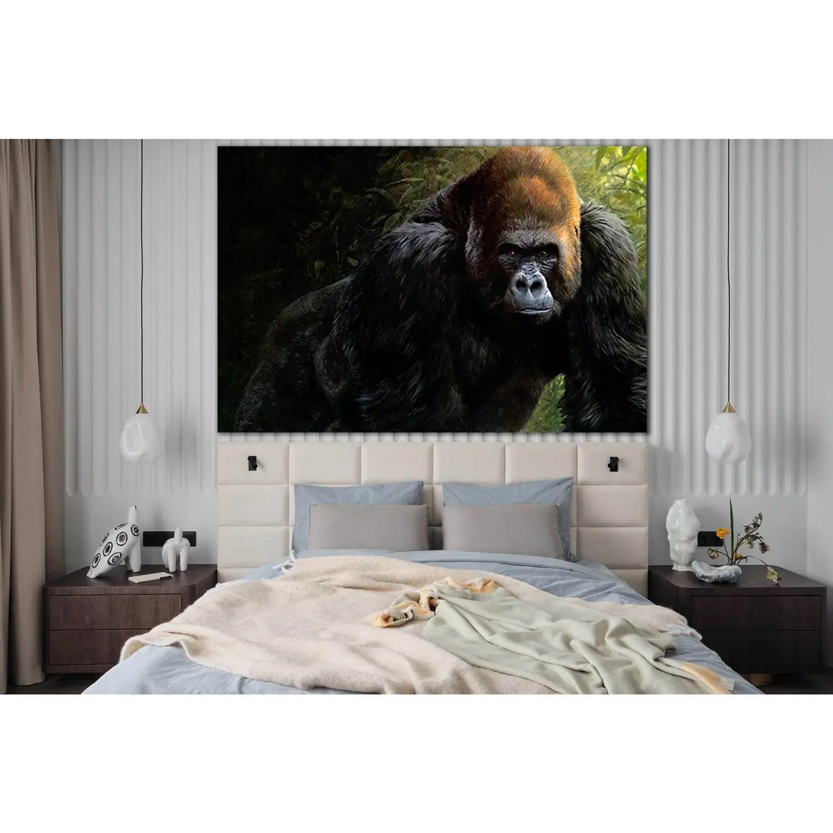 Gorilla Close Up №Sl1508 Ready To Hang Canvas Print 2