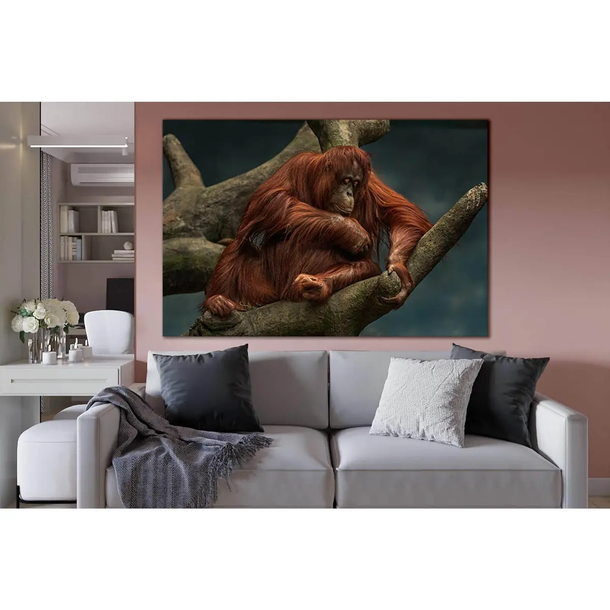 Orangutan On The Tree №Sl1515 Ready To Hang Canvas Print 1