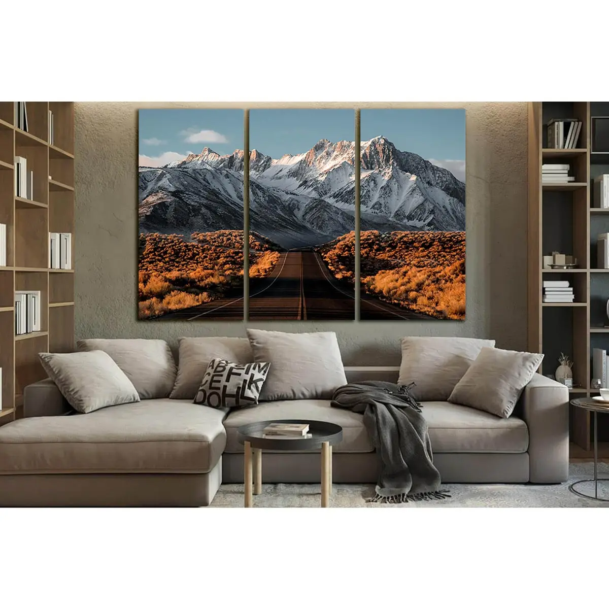 Road To The Snowy Mountains №Sl1568 Ready To Hang Canvas Print 5