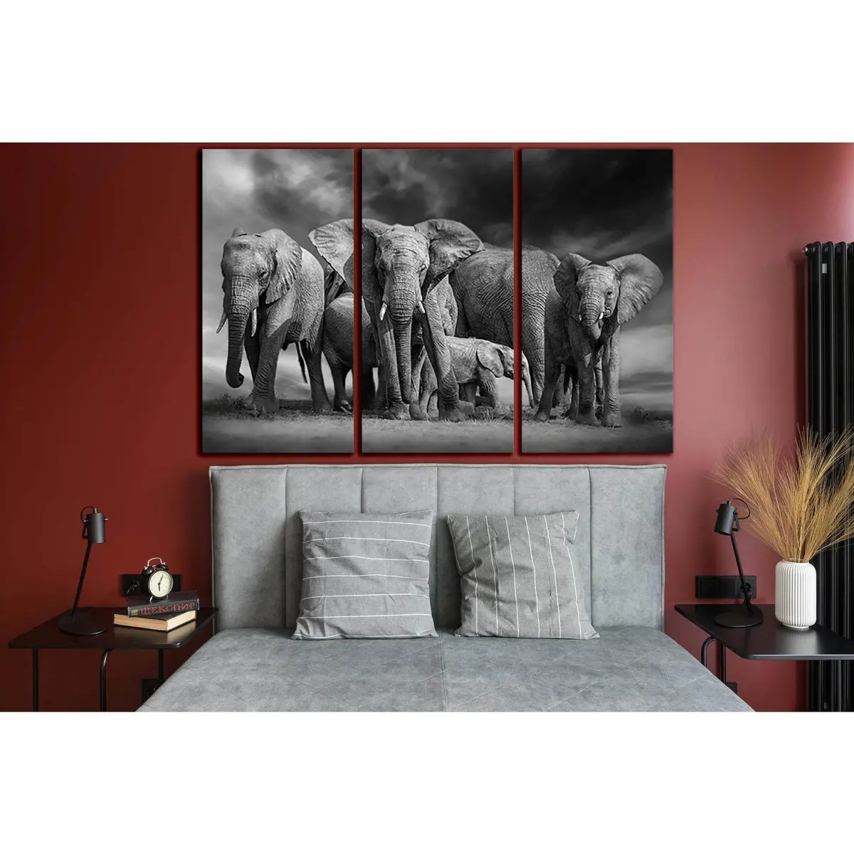 Elephant Family №Sl1546 Ready To Hang Canvas Print 5