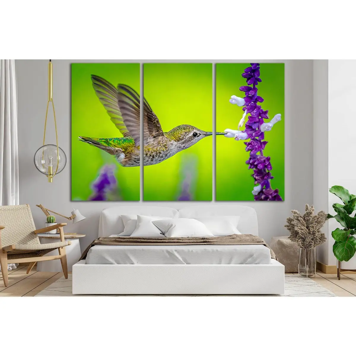 Little Hummingbird Close Up №Sl1548 Ready To Hang Canvas Print 5