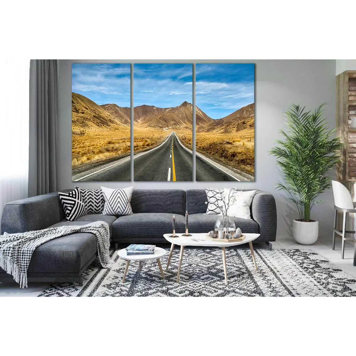 Open Roads To Mountains №Sl1562 Ready To Hang Canvas Print 5