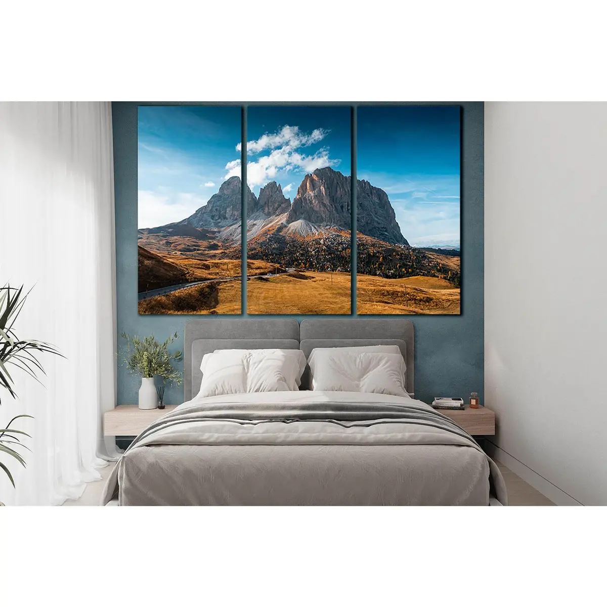 Mountains And Road Autumn Italy №Sl1487 Ready To Hang Canvas Print 5