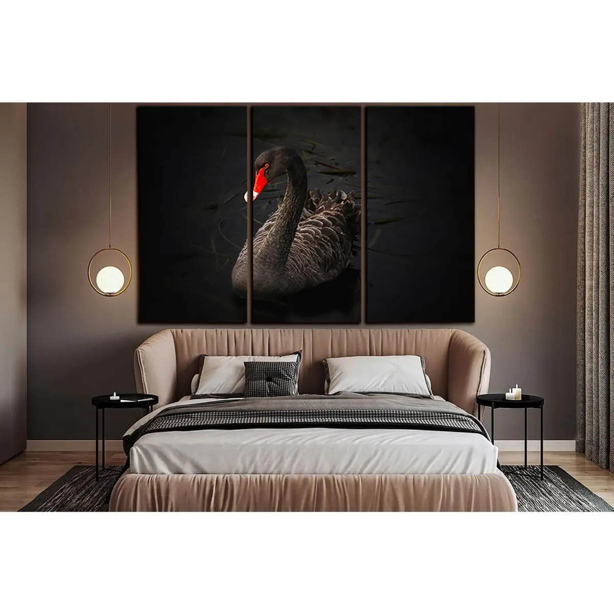 Black Swan №Sl1502 Ready To Hang Canvas Print 5
