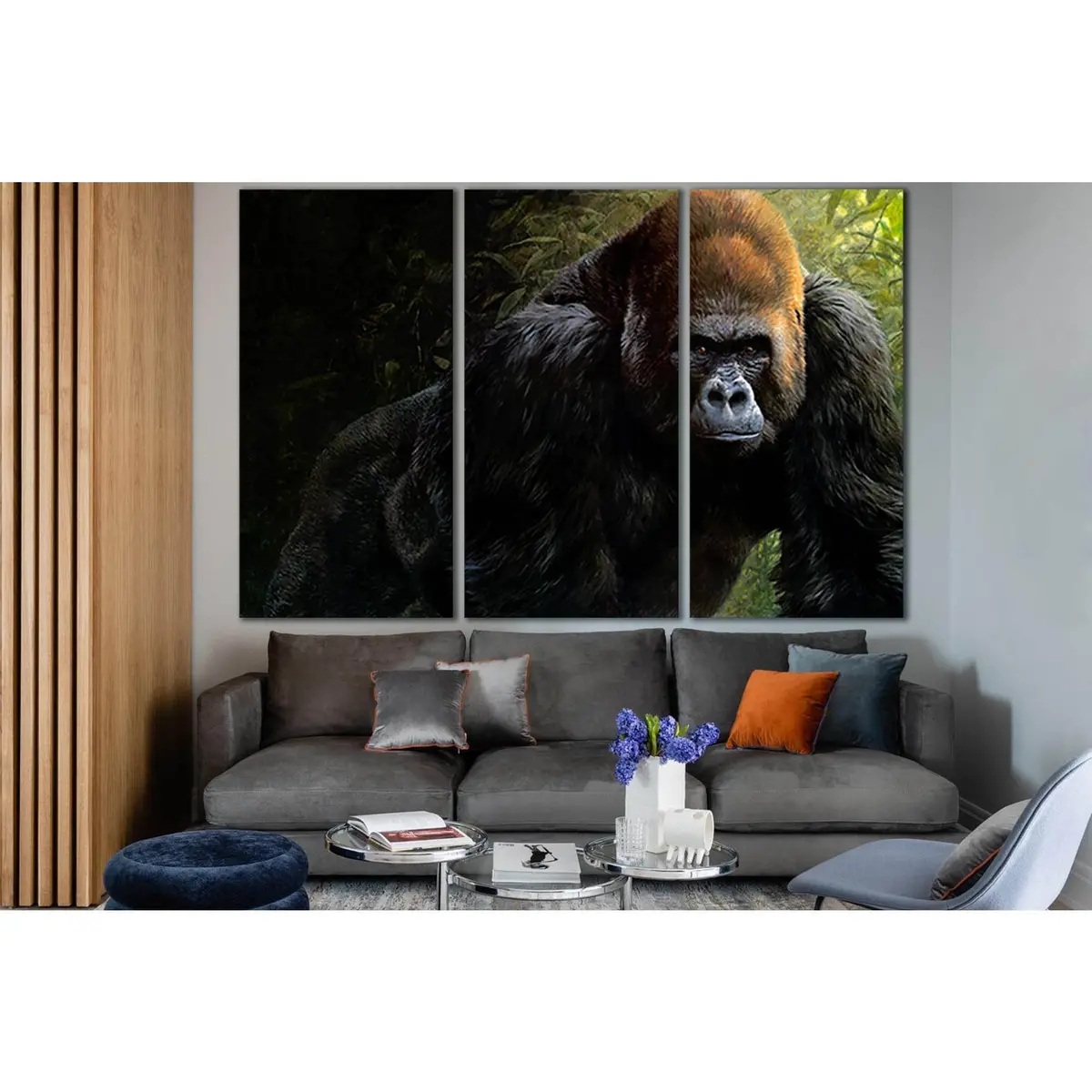 Gorilla Close Up №Sl1508 Ready To Hang Canvas Print 5