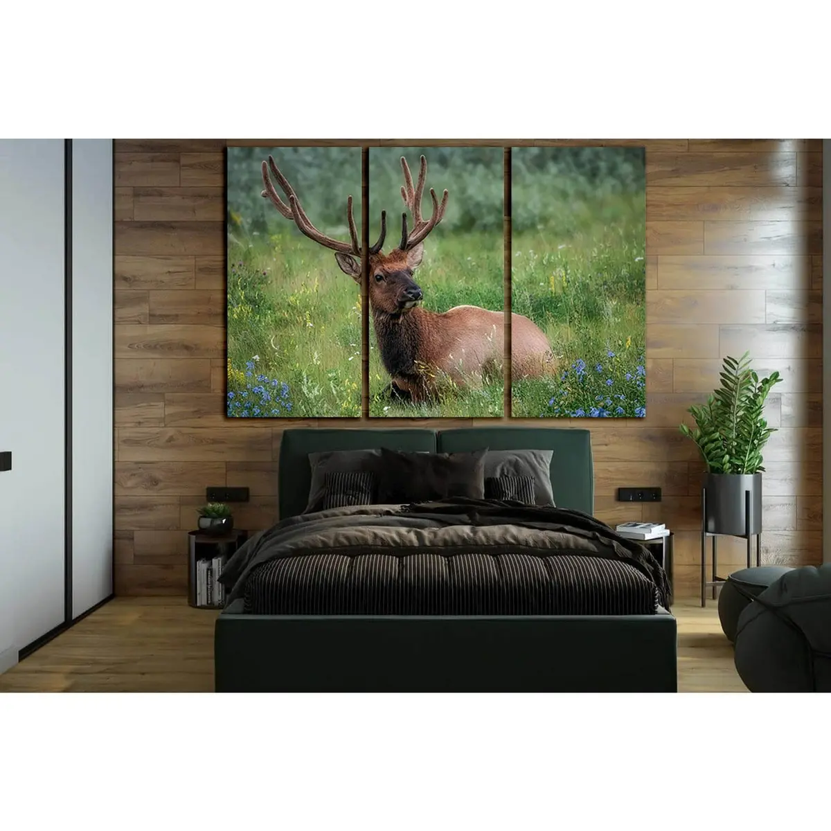 Deer Rest In The Meadow №Sl1510 Ready To Hang Canvas Print 5