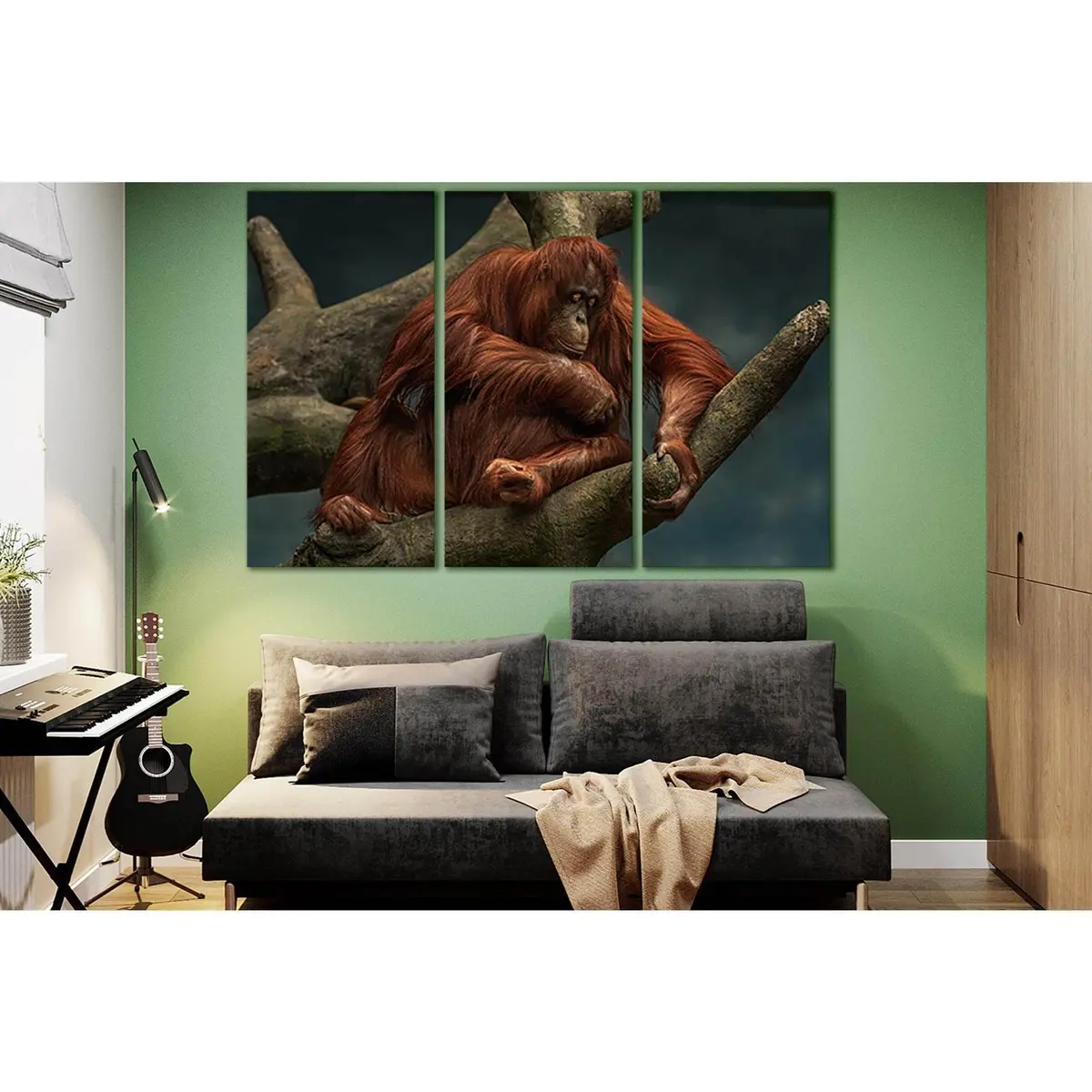 Orangutan On The Tree №Sl1515 Ready To Hang Canvas Print 5