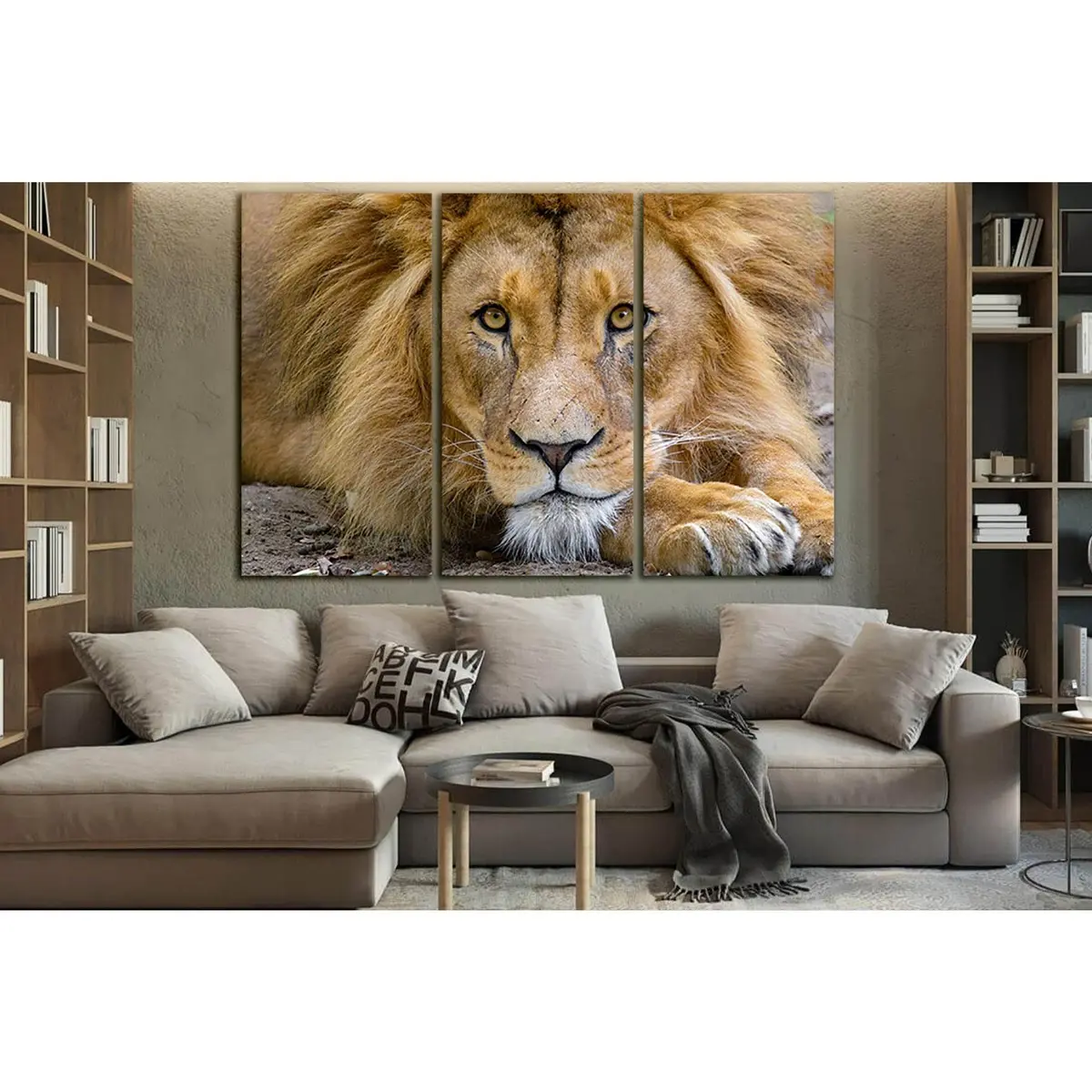 Lion King Of Beasts №Sl1529 Ready To Hang Canvas Print 5