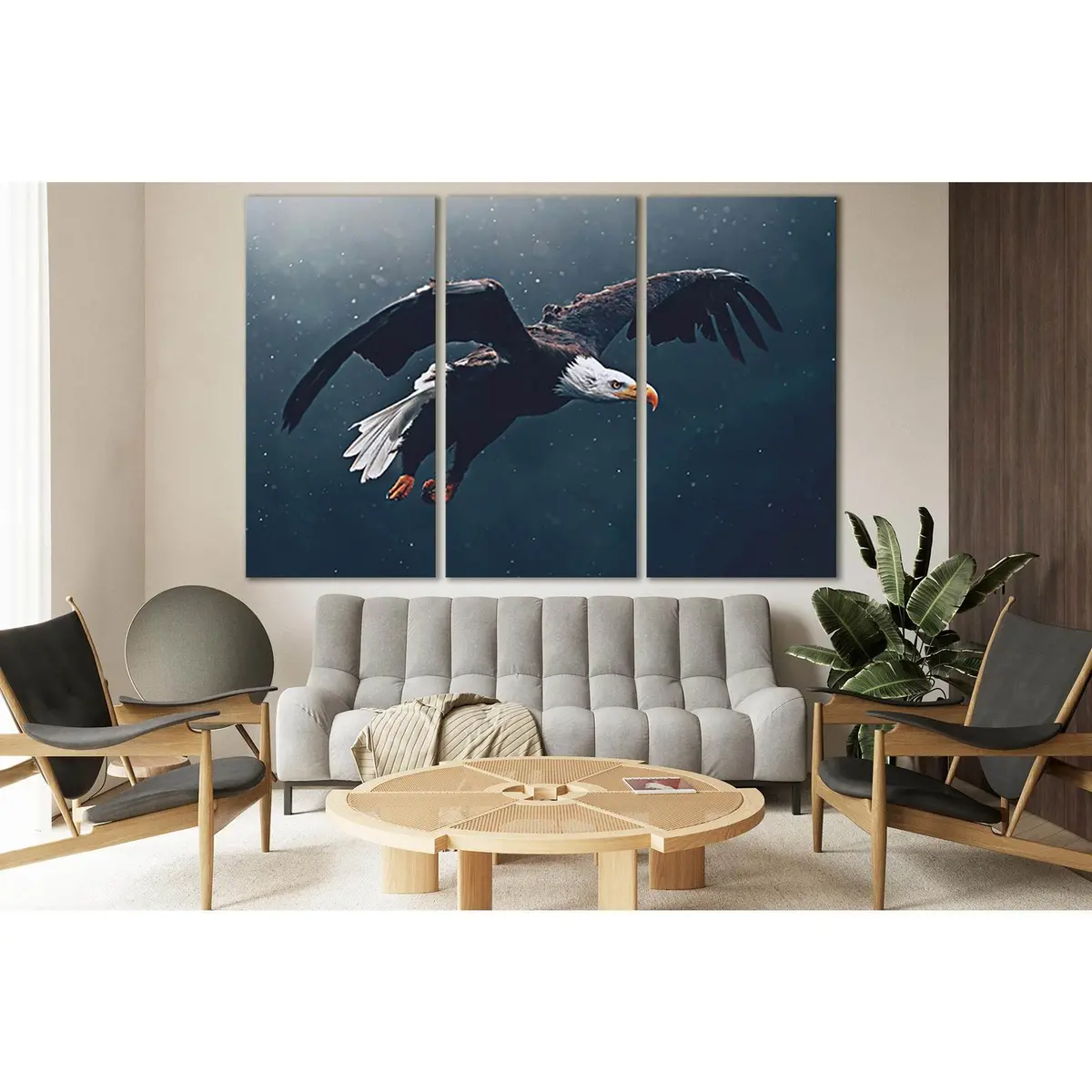 Flying Bald Eagle Wildlife №Sl1543 Ready To Hang Canvas Print 5