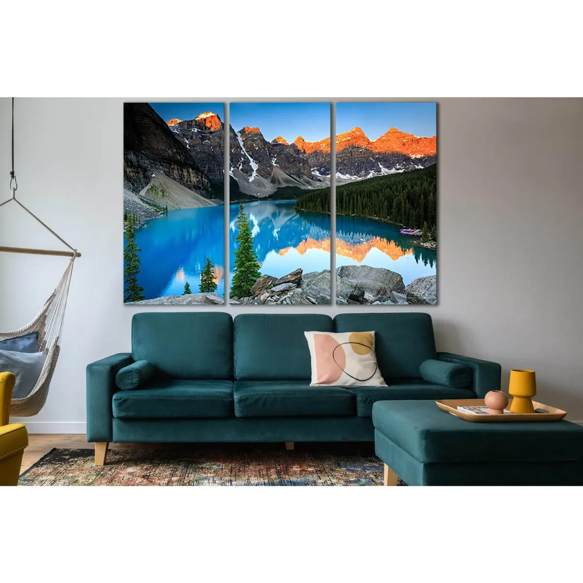 Turquoise Lake In The Mountains №Sl1567 Ready To Hang Canvas Print 5