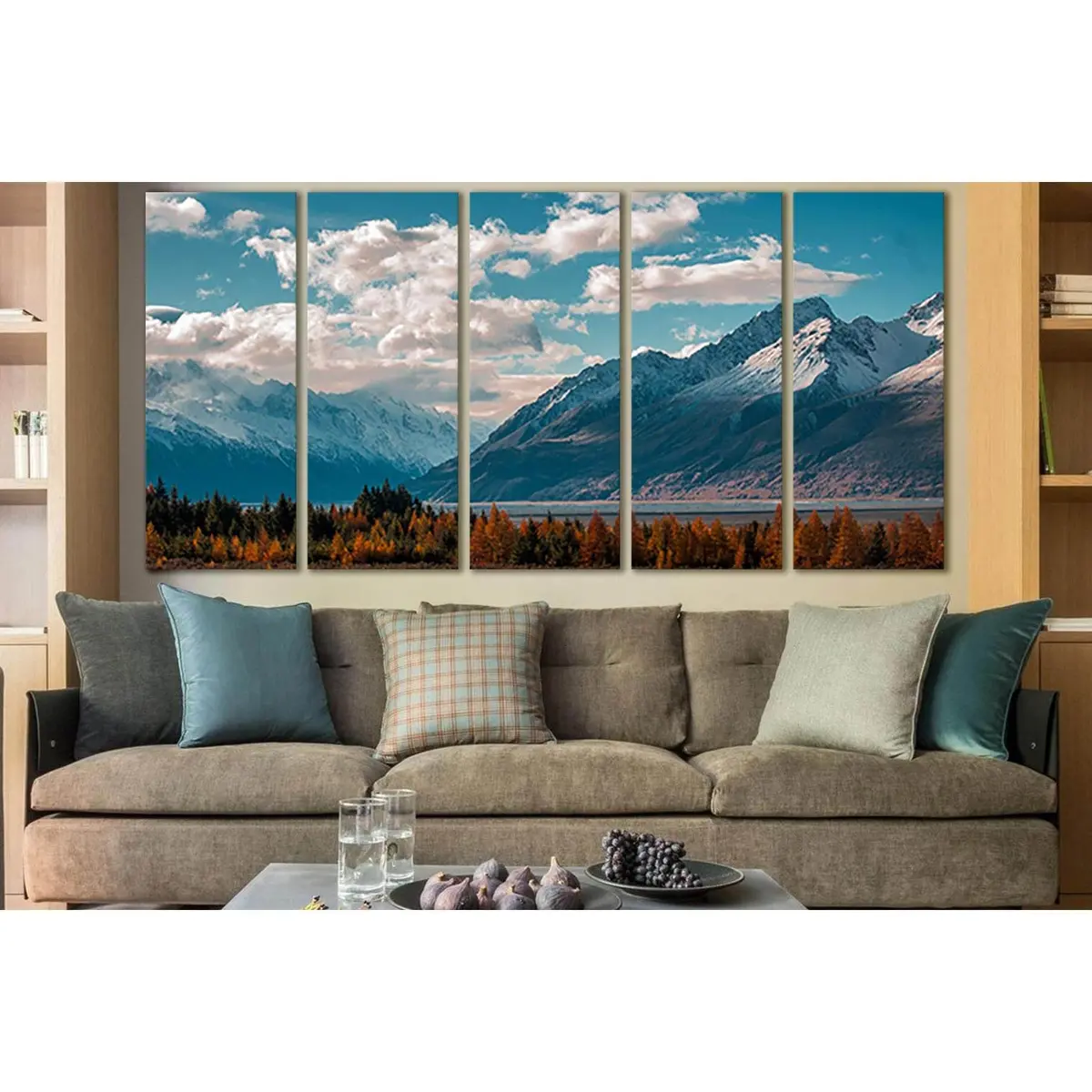 Scenic Mountain Landscape Canvas Art №SL1569 — Premium Ready-to-Hang Wall Decor