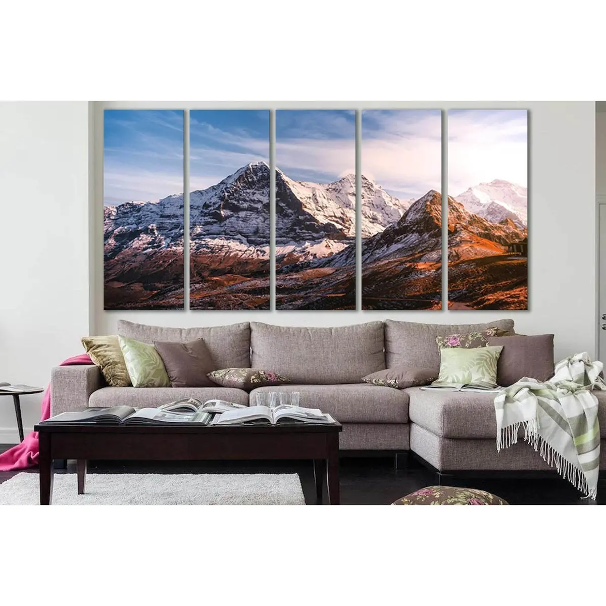 Scenic Mountain Canvas Art №SL1584 – Premium Ready-to-Hang Wall Decor