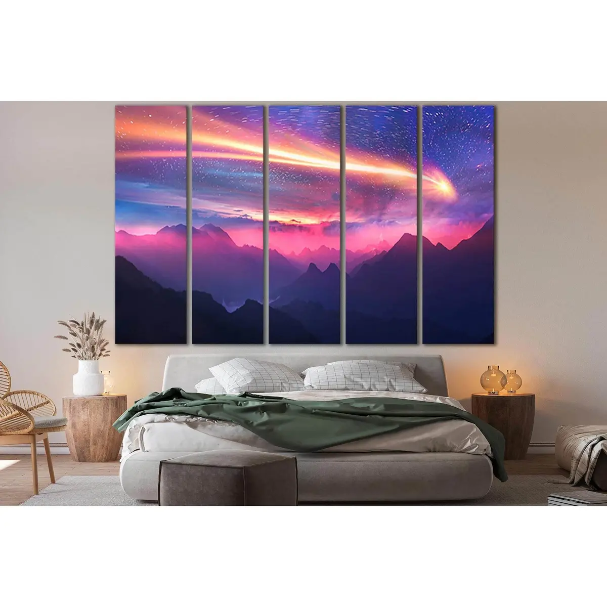 Serene Mountain Sky Canvas Art №SL1565 – Premium Ready-to-Hang Print
