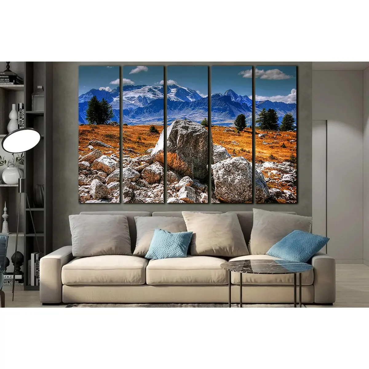 Italian Alpine Landscape Canvas Art №SL1564 – Premium Ready-to-Hang Wall Decor - Image 3