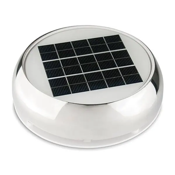 Marinco Nicro Day/Night Plus Solar Vent Ss 4" 1