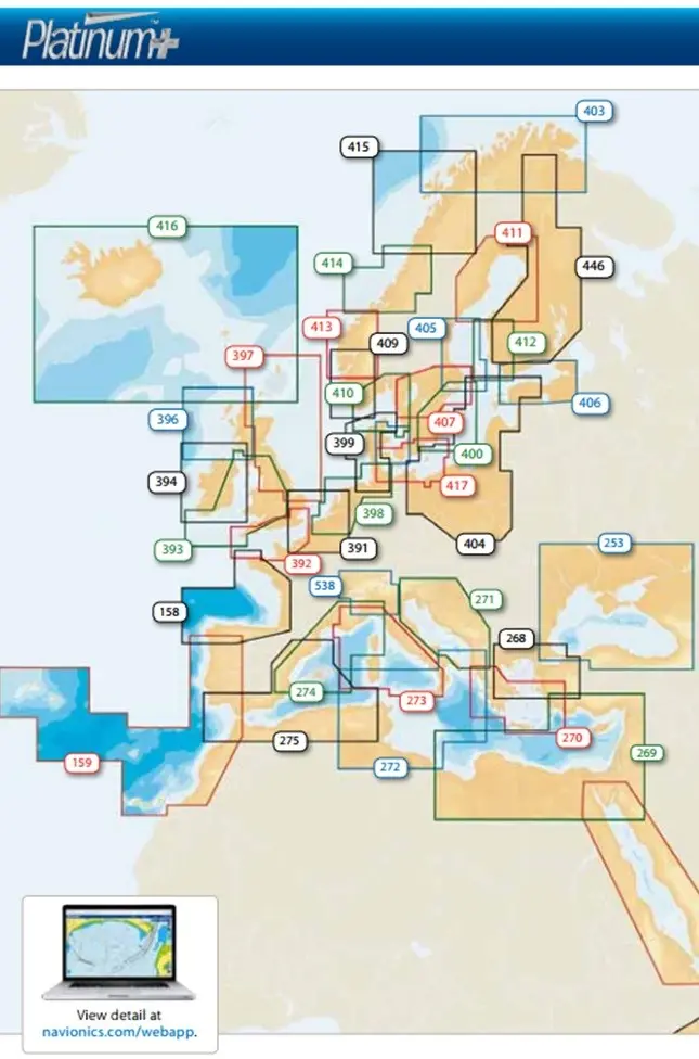 Navionics Platinum + Small Area Card 1