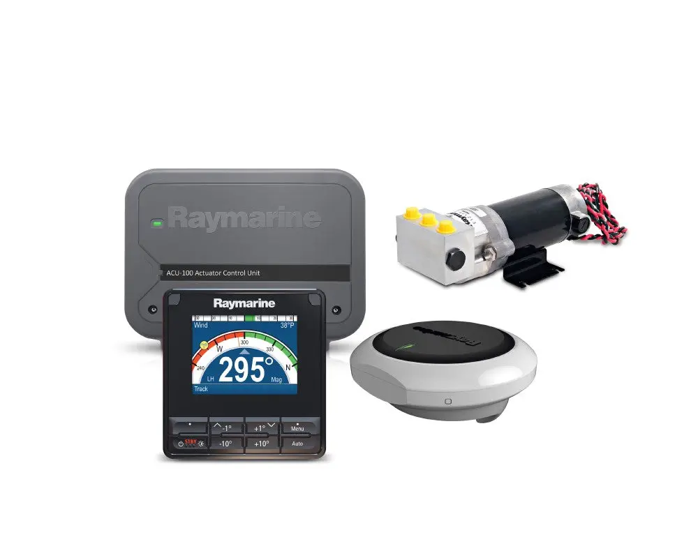 Evolution Hydraulic Pilot With P70rs Control Head, Acu-100, Ev1 Sensor Core, Ev1 Cabling Kit & 0.5 L 1