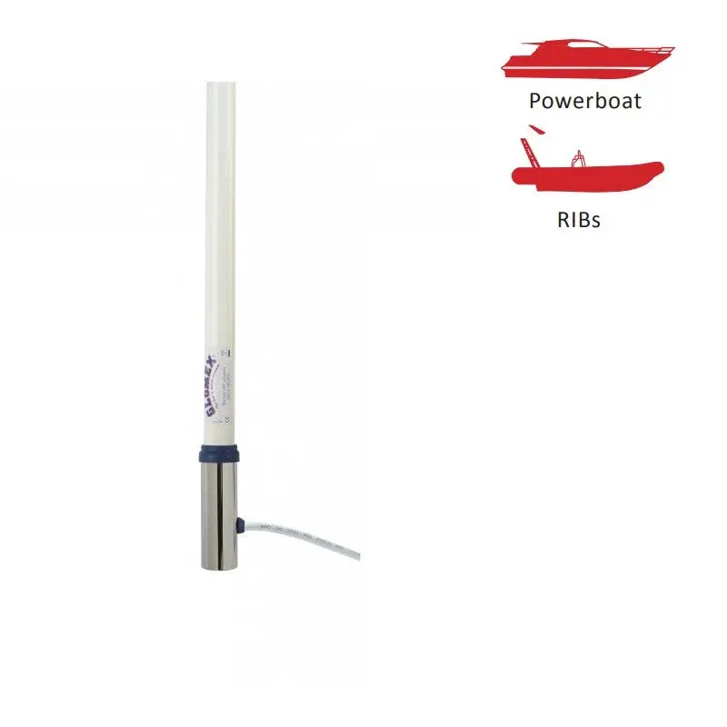 Vhf Antenna 2.4M 4.5M Coax Stainless Steel Ferrule Tubed 2