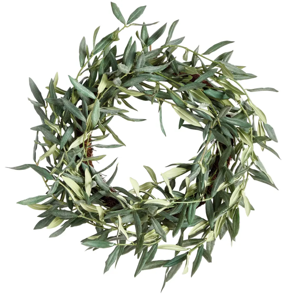 Napa Interwoven Olive Branch Wreath - 21" 1