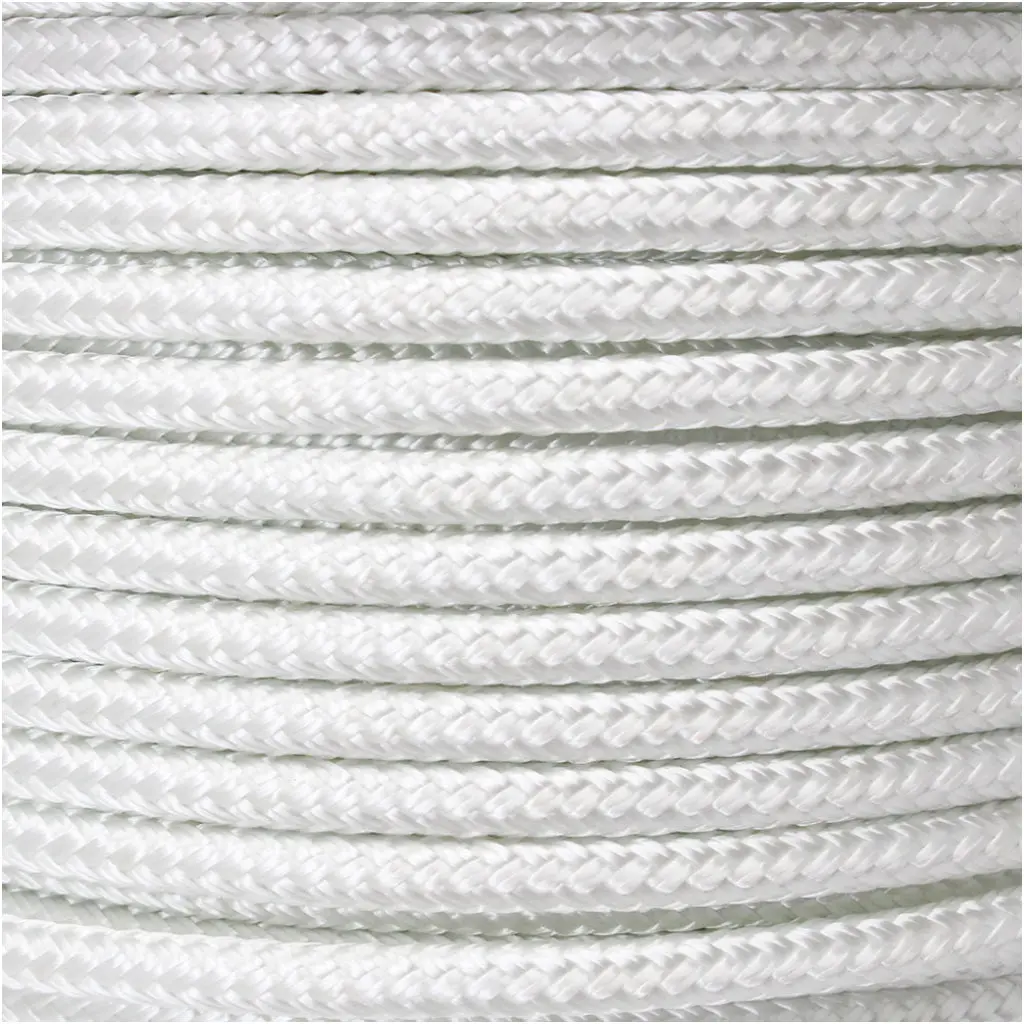 Nylon Braid Rope - 1" White $/Ft 1