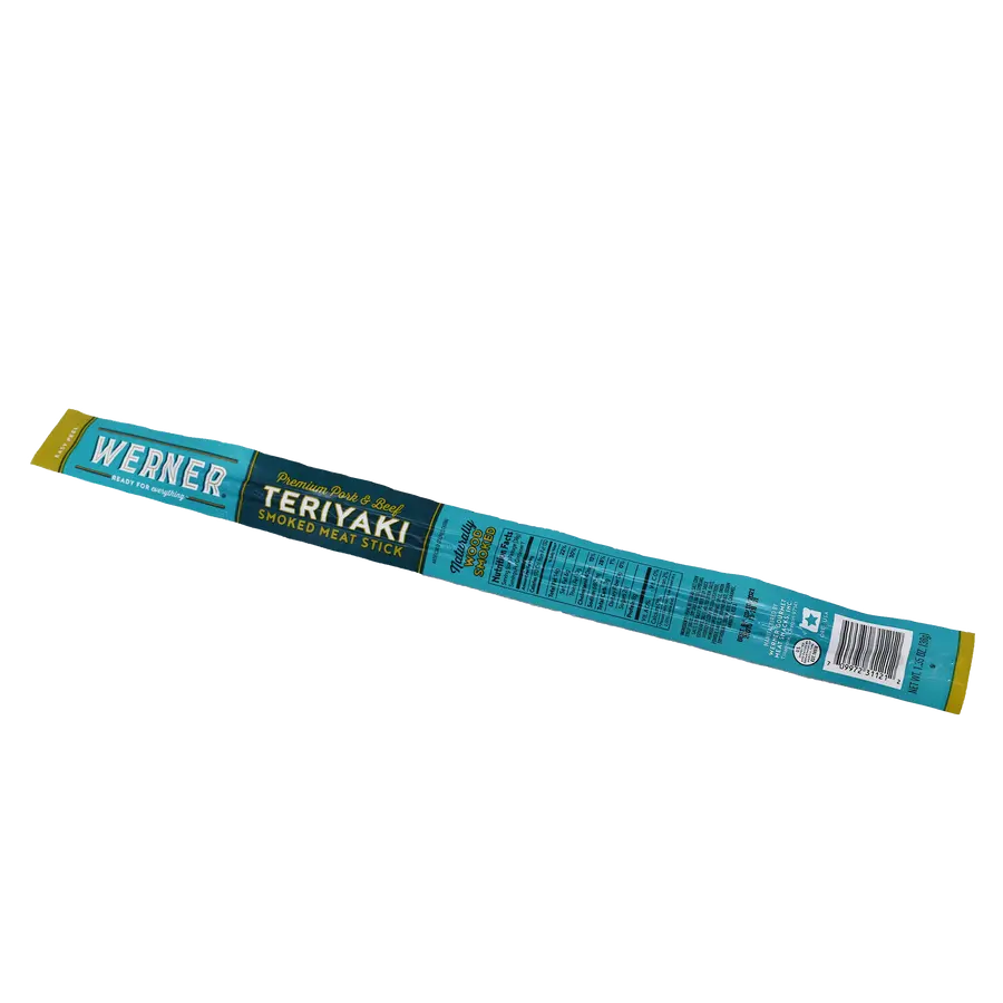 Werner Iw Smoked Meat Sticks - Teriyaki 1
