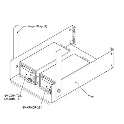 Dynon Com/Xpndr Module Mounting Kit 1