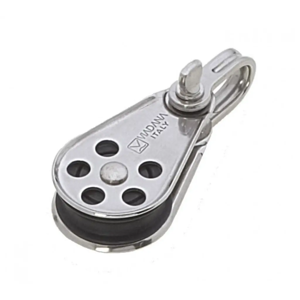 Viadana Single Block W/Becket 5/32" Wire 1
