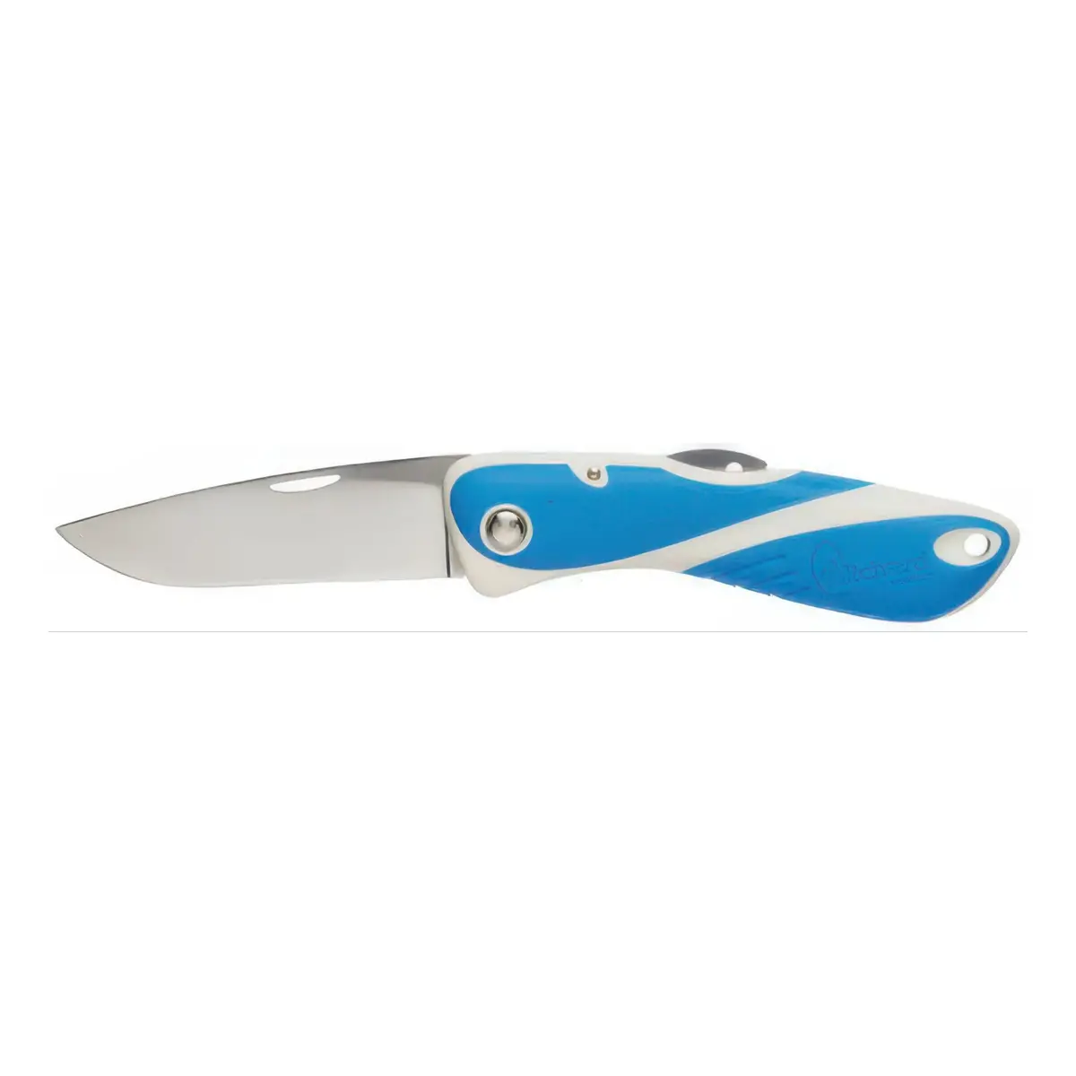 Wichard Aquaterra Knife - Plain Blade, Blue 1
