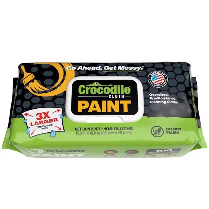 Crocodile Cloth Xl Moistened Paint Cleaning Wipes - 100 Pc. 1