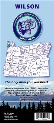 Big Sky Maps Wilson Gmu Map 1