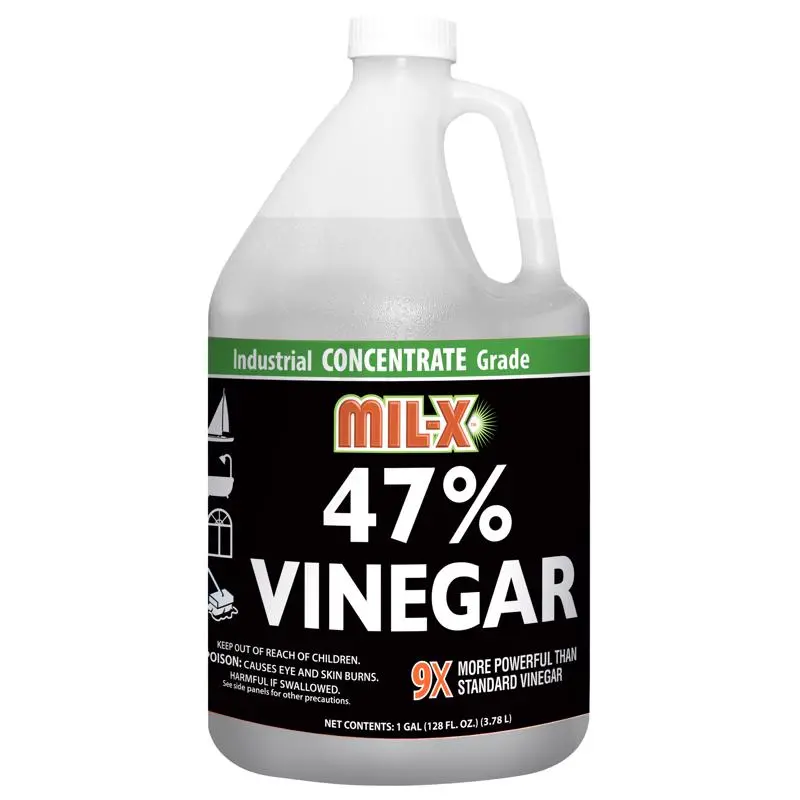 Mil-X Concentrated Industrial 47% Vinegar All-Purpose Cleaner - 1 Gal. 1
