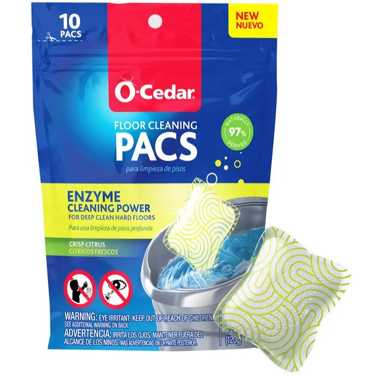 O-Cedar Scented Floor Cleaner Powder Pacs - 10 Pc. 1