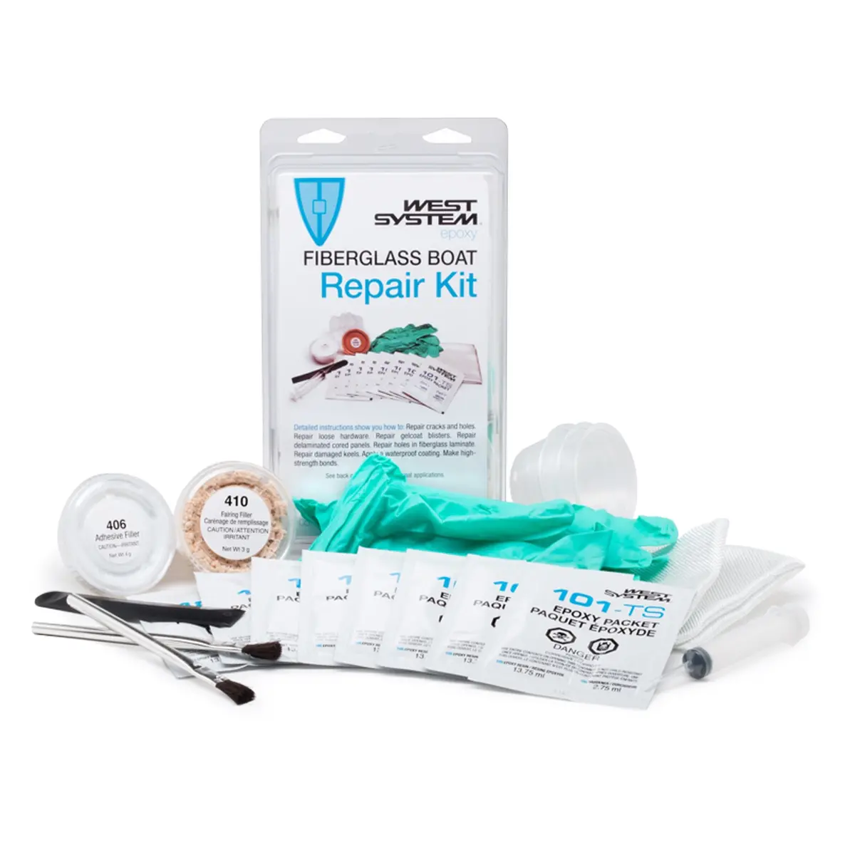 West System Fiberglass Repair Kit 1