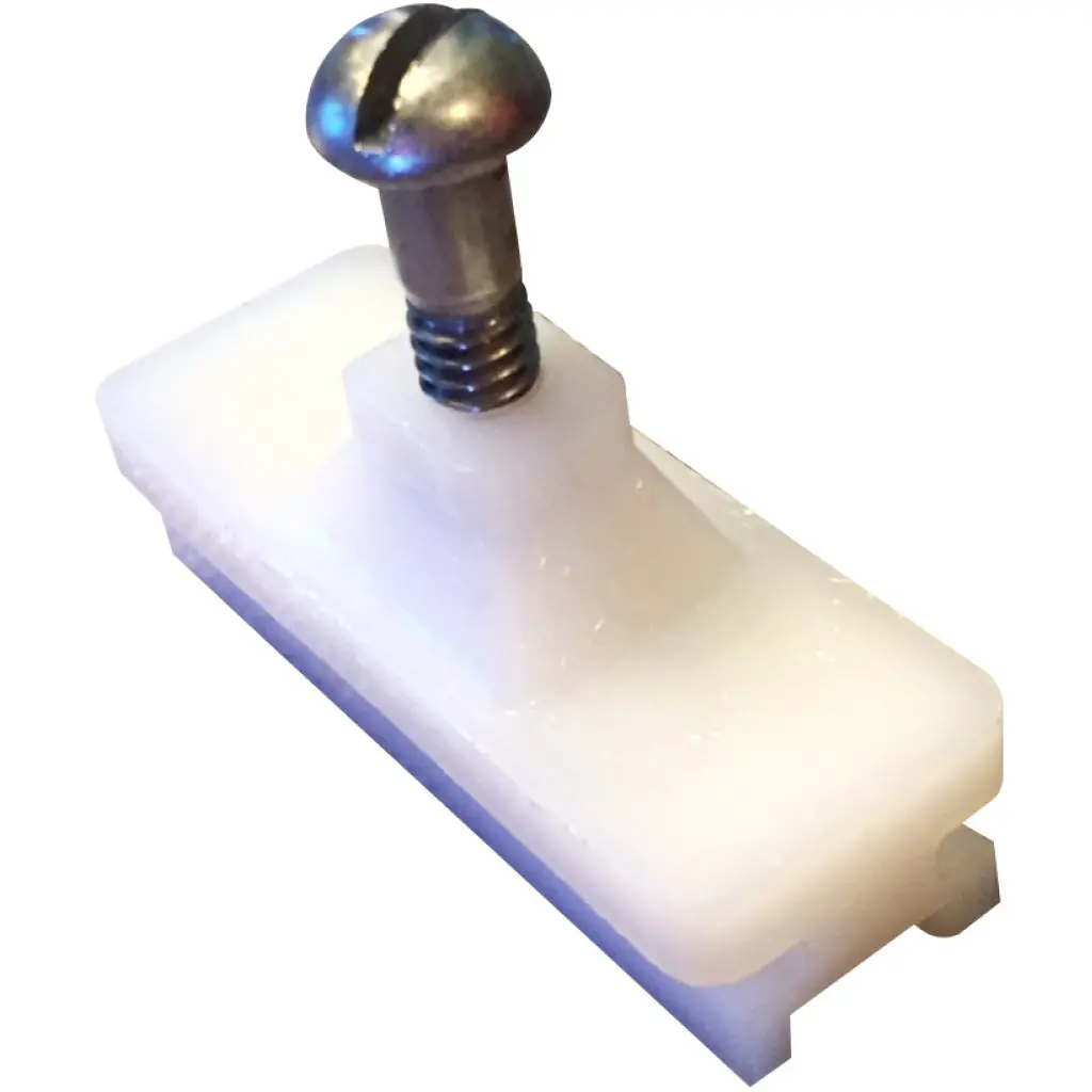 Side Mount Slider Nylon - White 1