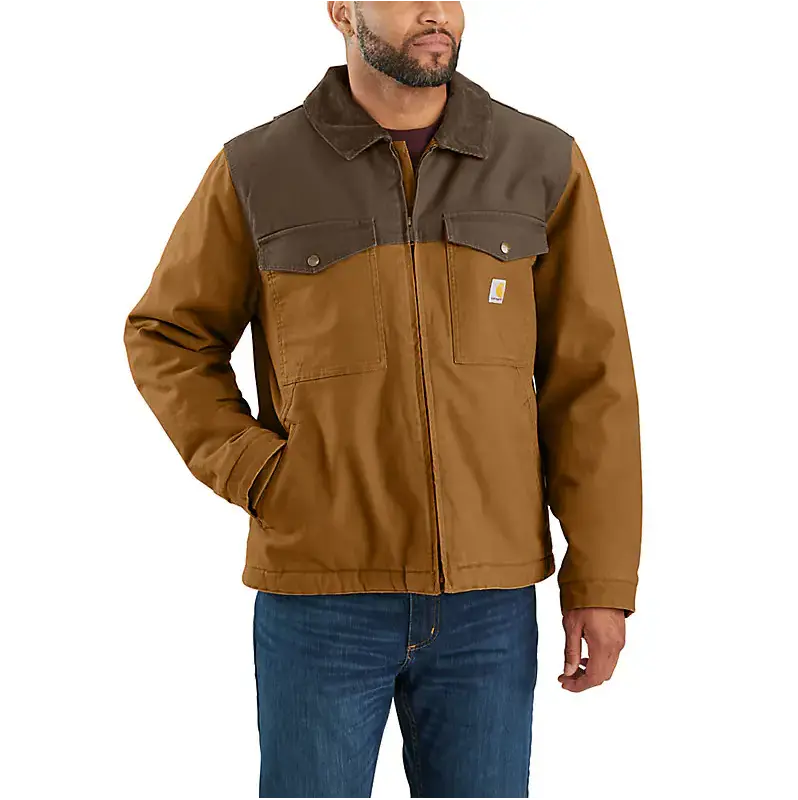 Carhartt Men's Montana Rugged Flex Relaxed Fit Duck Detroit Jacket 1