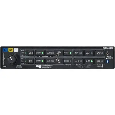 Ps Engineering Pma8000c Audio Panel With Bluetooth / 3Rd Comm 1