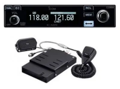Icom Ic A 220M Radio With Mb-53 For Mobile Mount 1