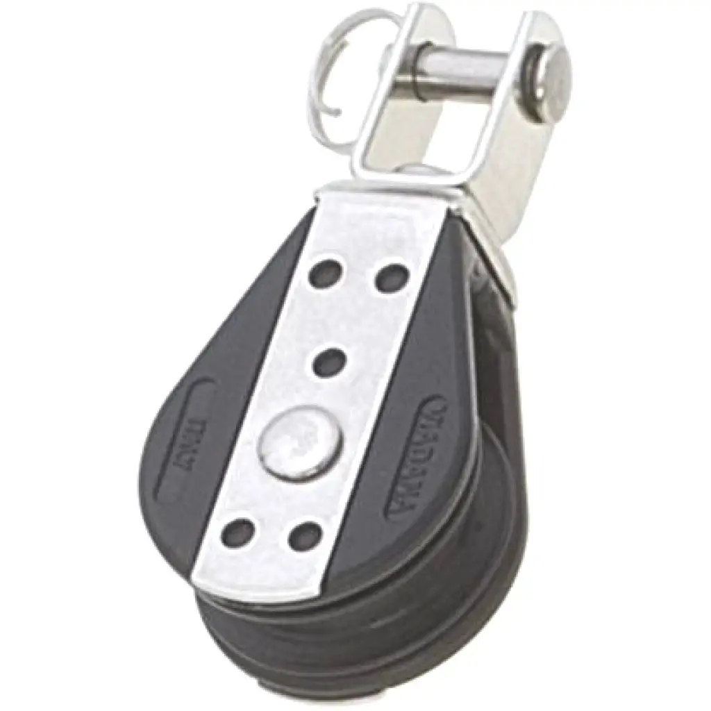 Viadana Single Block W/Fork Swivel Bb 5/16" 1