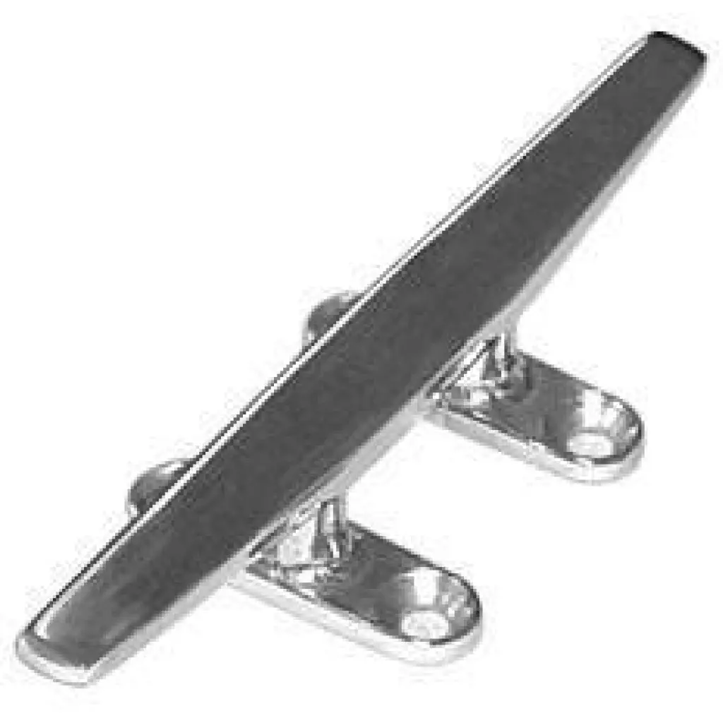 Stainless 4 Hole Open Base Cleat - 8" 1