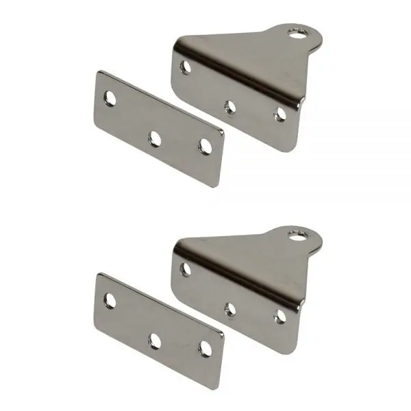 Optimist Transom Gudgeon With Backing Plate Kit - Set 1