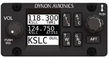 Skyview Vhf Com Radio (25 Khz, Vertical) 1