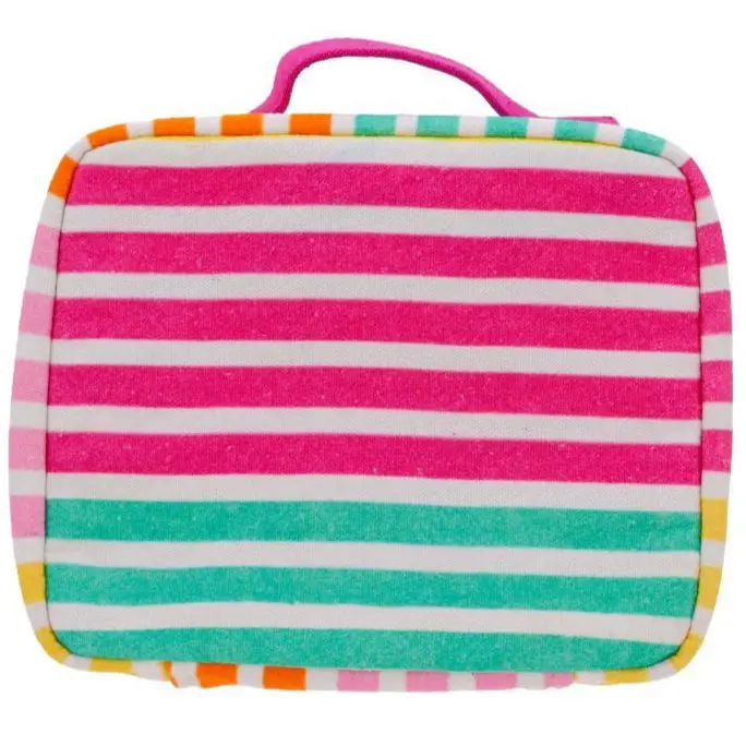 Jane Marie Downtown Stripes Zipper Bag - 6.75" X 8" 1